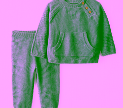 Baby Organic Cotton Sweater Knit Pullover Set- 33% Off