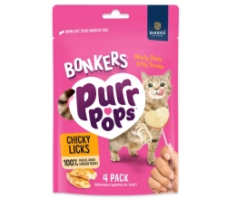 20% Off – Bonkers Purr Pops Lickable Cat Treats – Chicky Licks