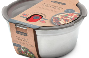 B+B – Microwavable Steel Food Bowl, Round Large- 14% Off