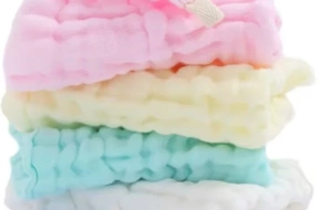 Happy Family Organic Cotton Baby Washcloths-Ultrasoft & Skin-friendly-15% off