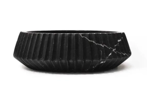Black Marble Dune Vessel Large- 30% Off