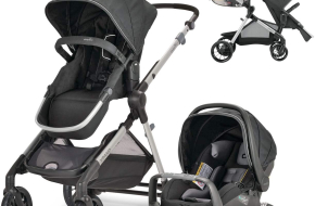 Evenflo Pivot Xpand Modular Compact Fold Travel System w/ Stroller & Car Seat- 20% Off