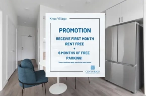 Studio + Den |FMR FREE + 6 months free Parking -Downtown Kelowna